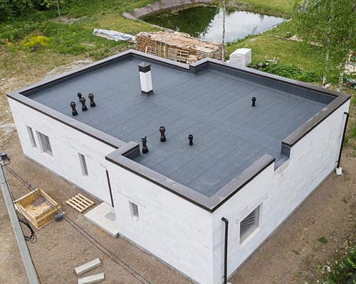 Строительство плоской крыши